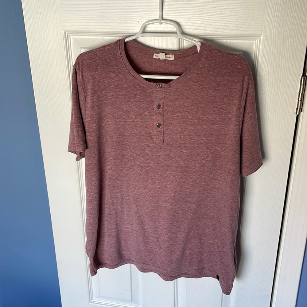 Threads for Thought Henley t shirt